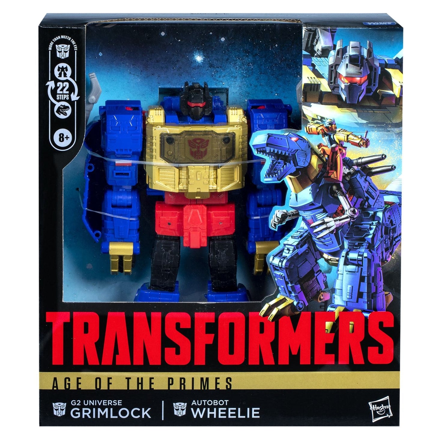 G2 UNIVERSE GRIMLOCK/AUTOBOT WHEELIE FIGURA 19 CM TRANSFORMERS: AGE OF THE PRIMES