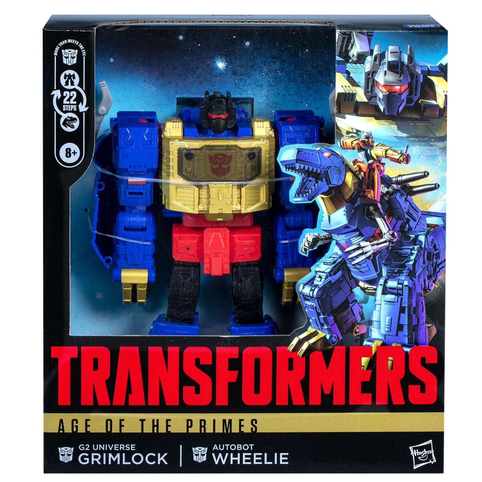 G2 UNIVERSE GRIMLOCK/AUTOBOT WHEELIE FIGURA 19 CM TRANSFORMERS: AGE OF THE PRIMES