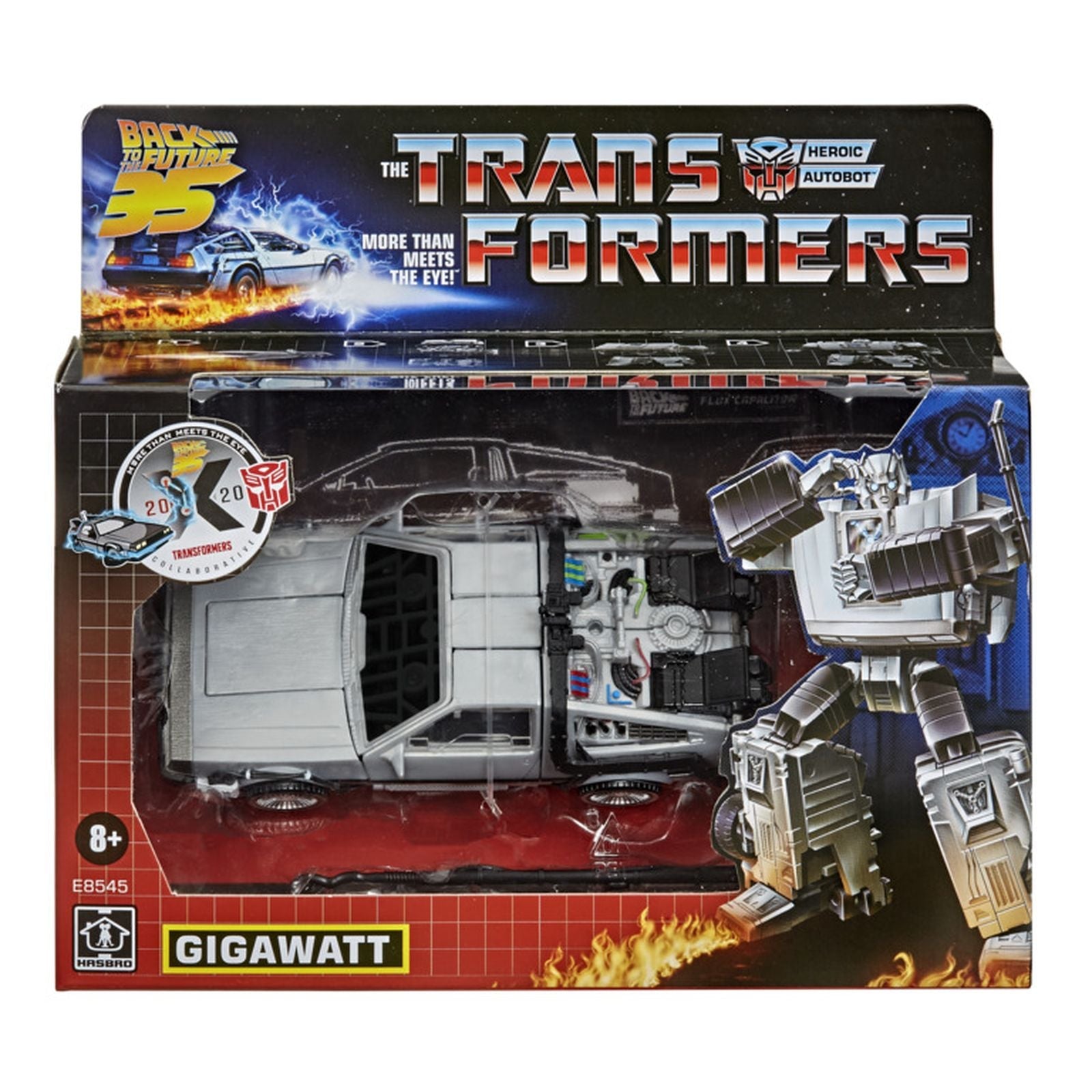 GIGAWATT FIGURA 14 CM BACK TO THE FUTURE X TRANSFORMERS COLLABORATIVE RE-RUN