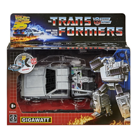 GIGAWATT FIGURA 14 CM BACK TO THE FUTURE X TRANSFORMERS COLLABORATIVE RE-RUN