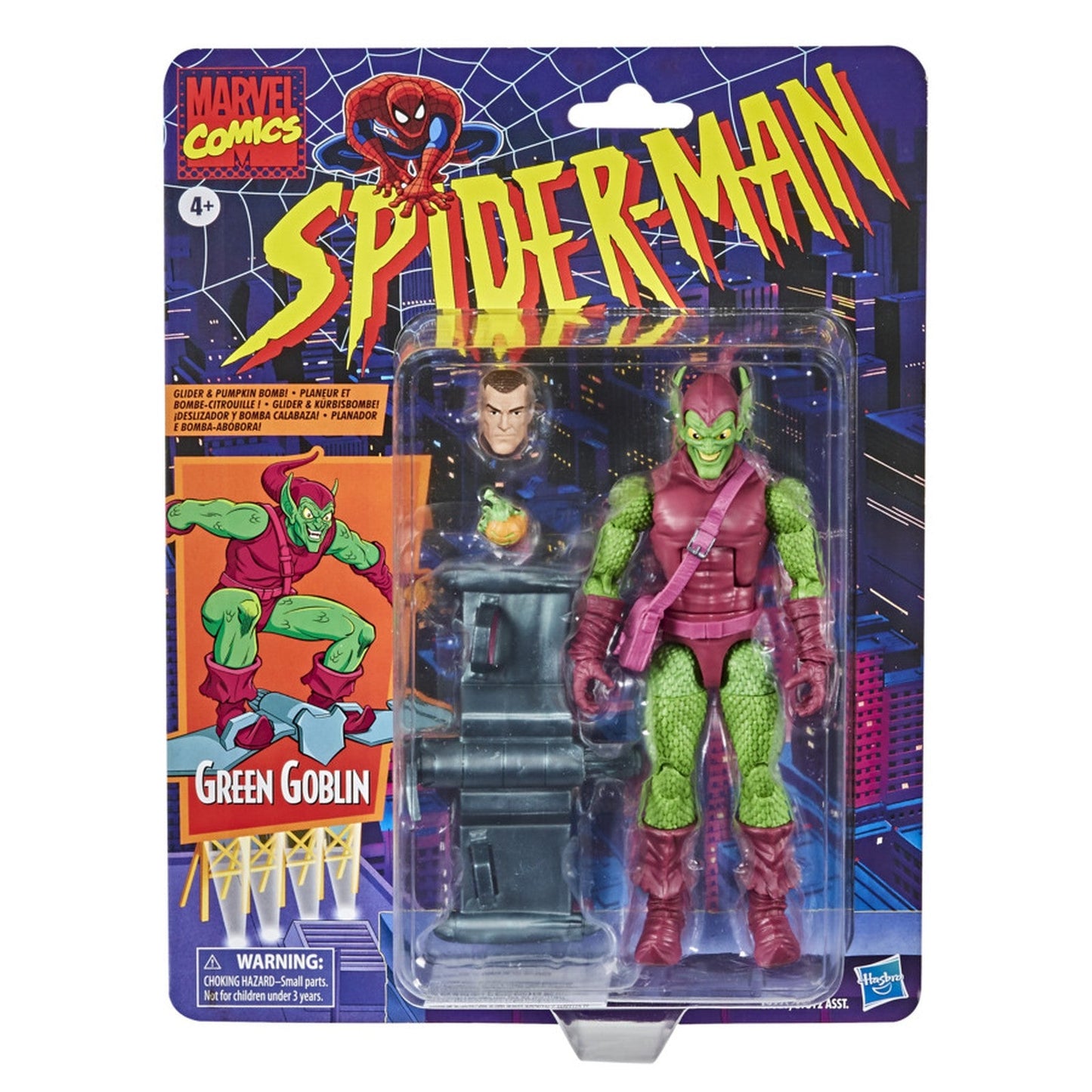 GREEN GOBLIN FIGURA 15 CM SPIDER-MAN MARVEL LEGENDS RETRO