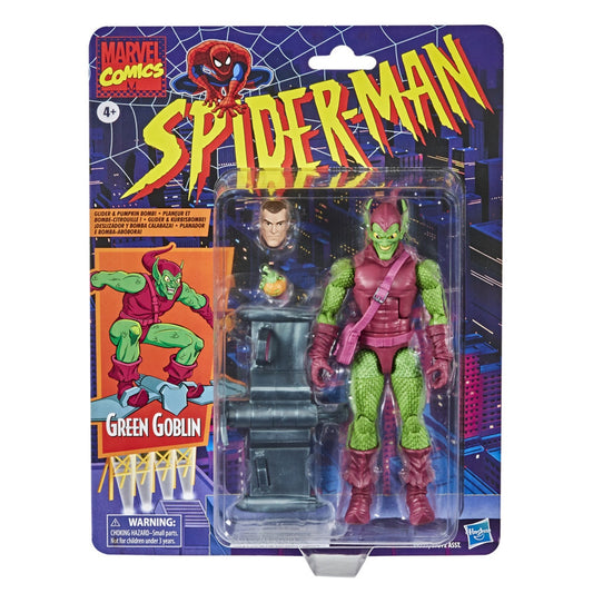 GREEN GOBLIN FIGURA 15 CM SPIDER-MAN MARVEL LEGENDS RETRO