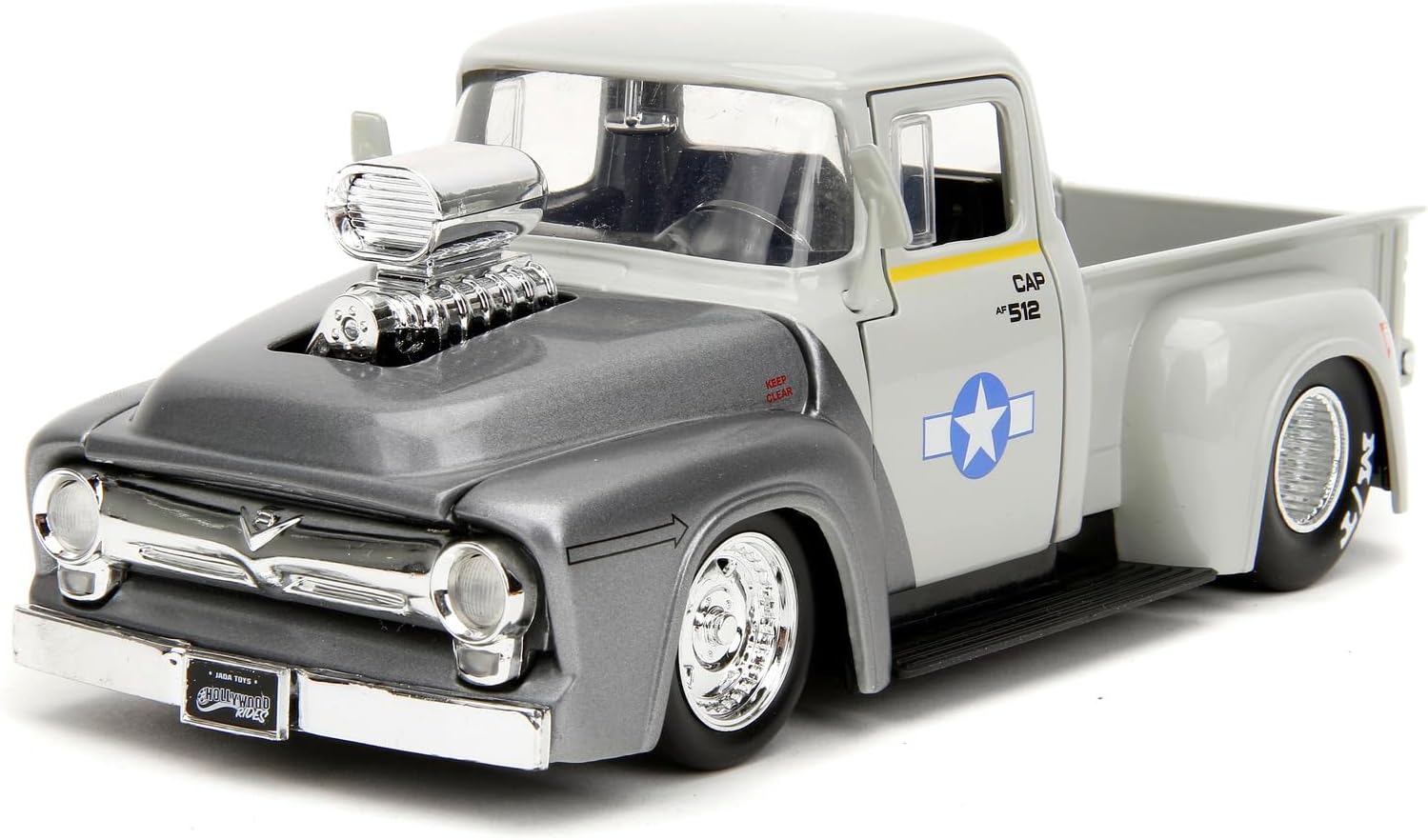 GUILE & 1956 FORD PICKUP SET 1/24 SCALE STREET FIGHTER II