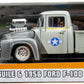 GUILE & 1956 FORD PICKUP SET 1/24 SCALE STREET FIGHTER II