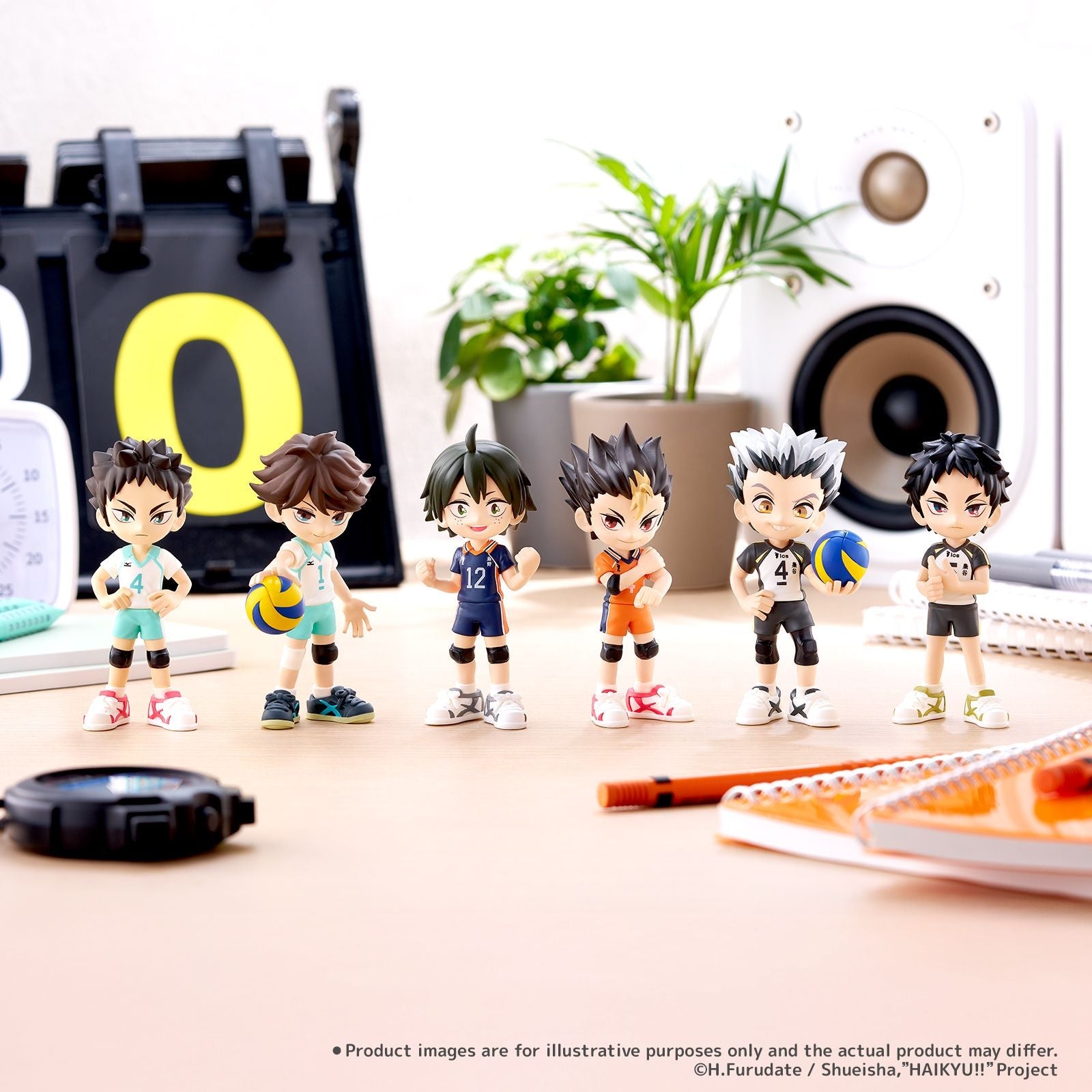 HAIKYU!! VOLUMEN 2 SURTIDO 6 FIGURAS 9 CM PALVERSE