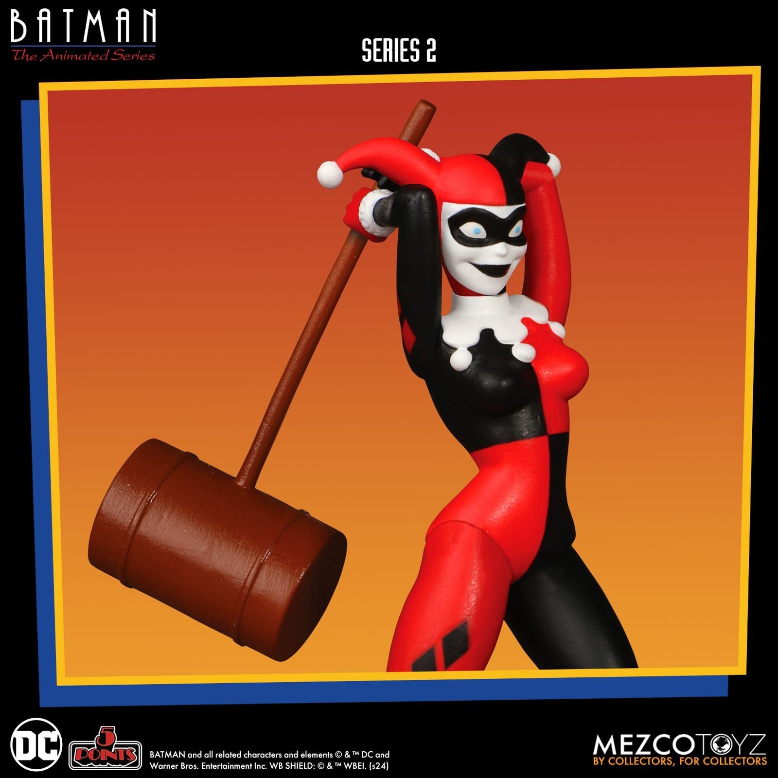 HARLEY QUINN FIGURA 9,5 CM DC UNIVERSE BATMAN THE ANIMATED SERIES 2 5 POINTS