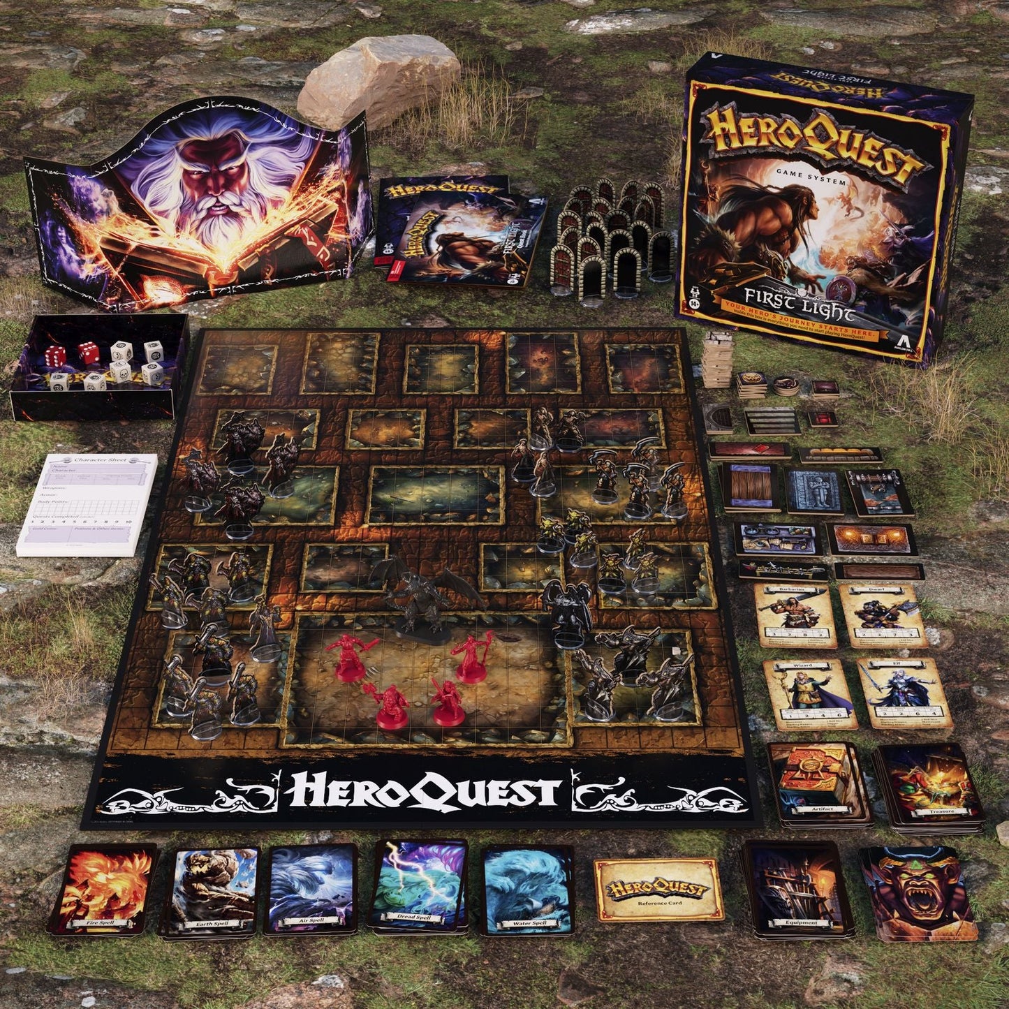 HEROQUEST FIRST LIGHT JUEGO TABLERO HASBRO GAMING 