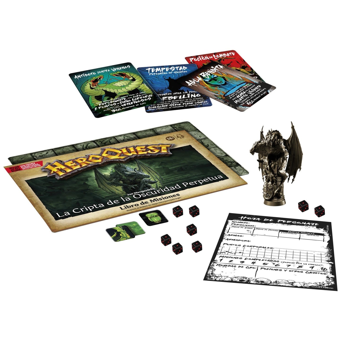 HEROQUEST: LA CRIPTA DE LA OSCURIDAD PERPETUA - PACK DE MISION - HASBRO GAMING