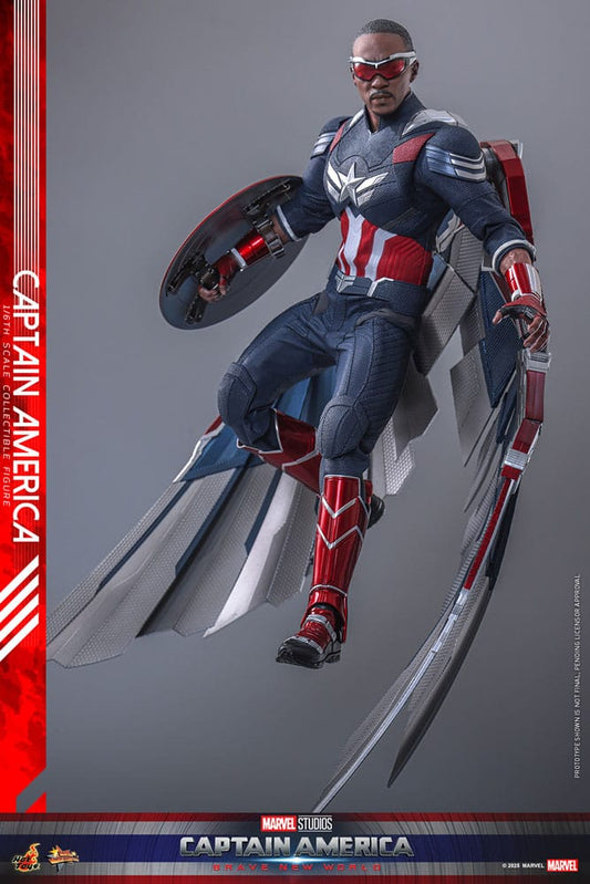 HOT TOYS Captain America: Brave New World Movie Masterpiece 1/6 Captain America 30 cm
