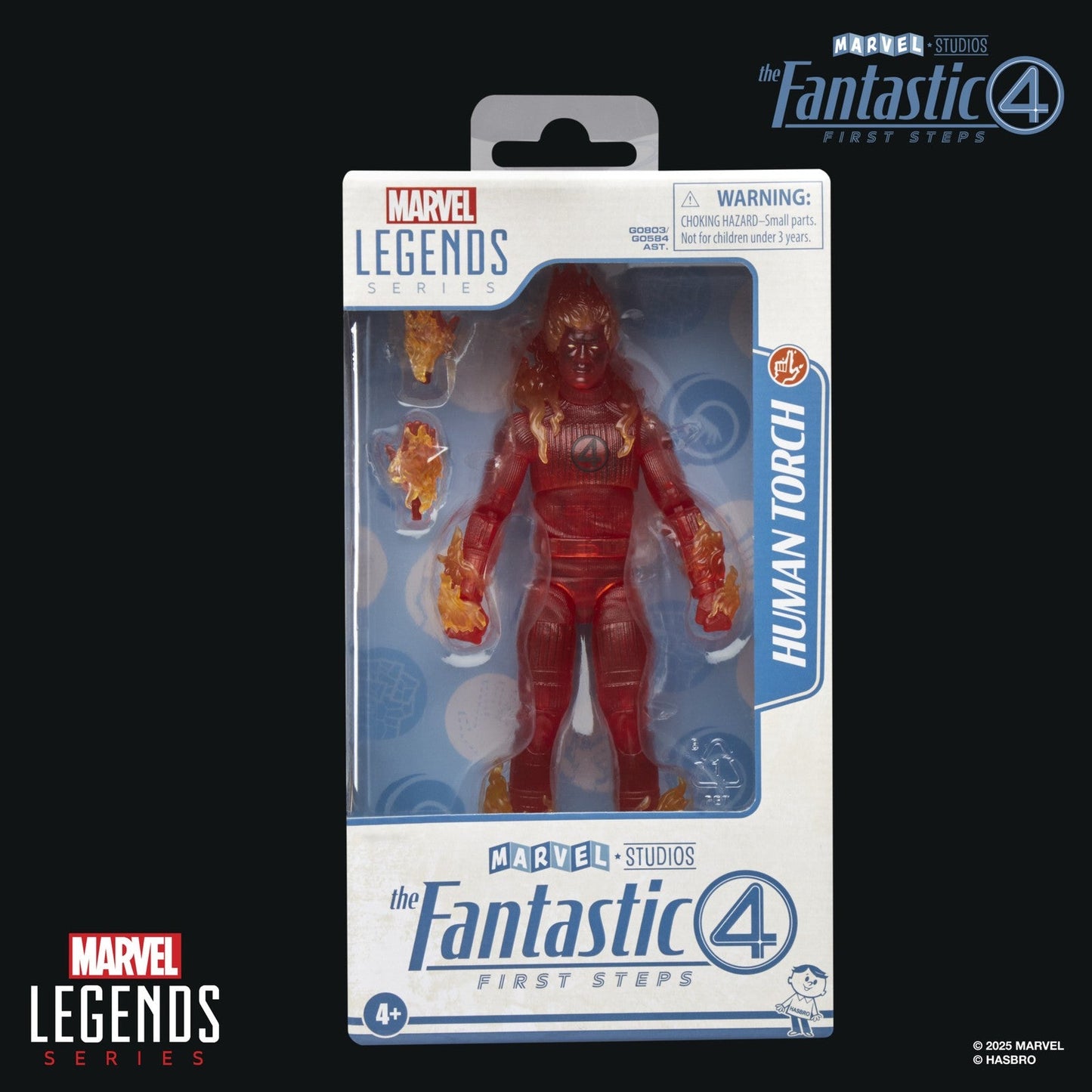 HUMAN TORCH FIGURA 15 CM THE FANTASTIC 4: FIRST STEPS MARVEL LEGENDS SERIES