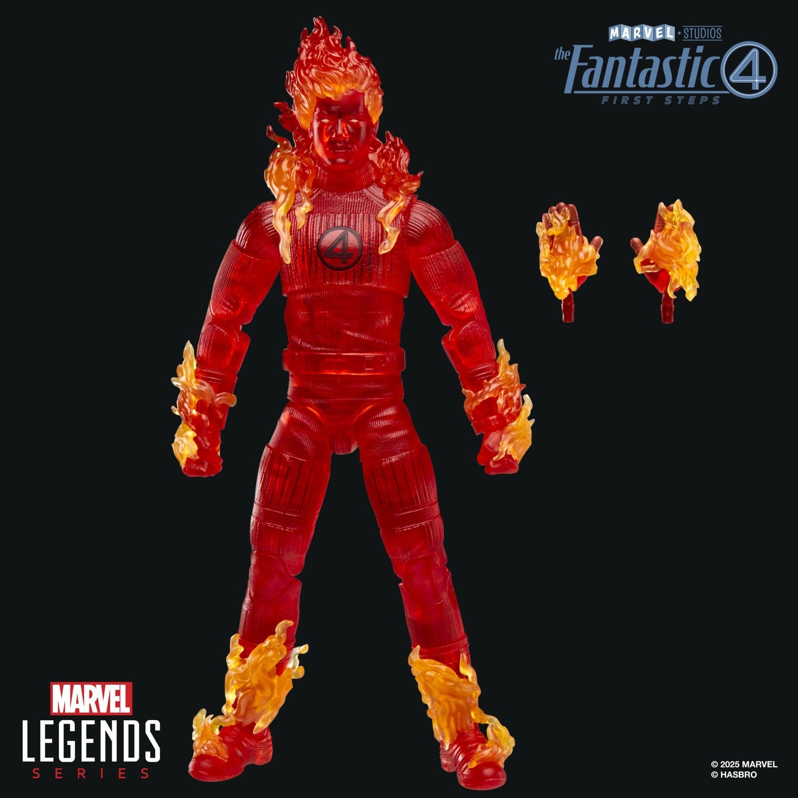 HUMAN TORCH FIGURA 15 CM THE FANTASTIC 4: FIRST STEPS MARVEL LEGENDS SERIES
