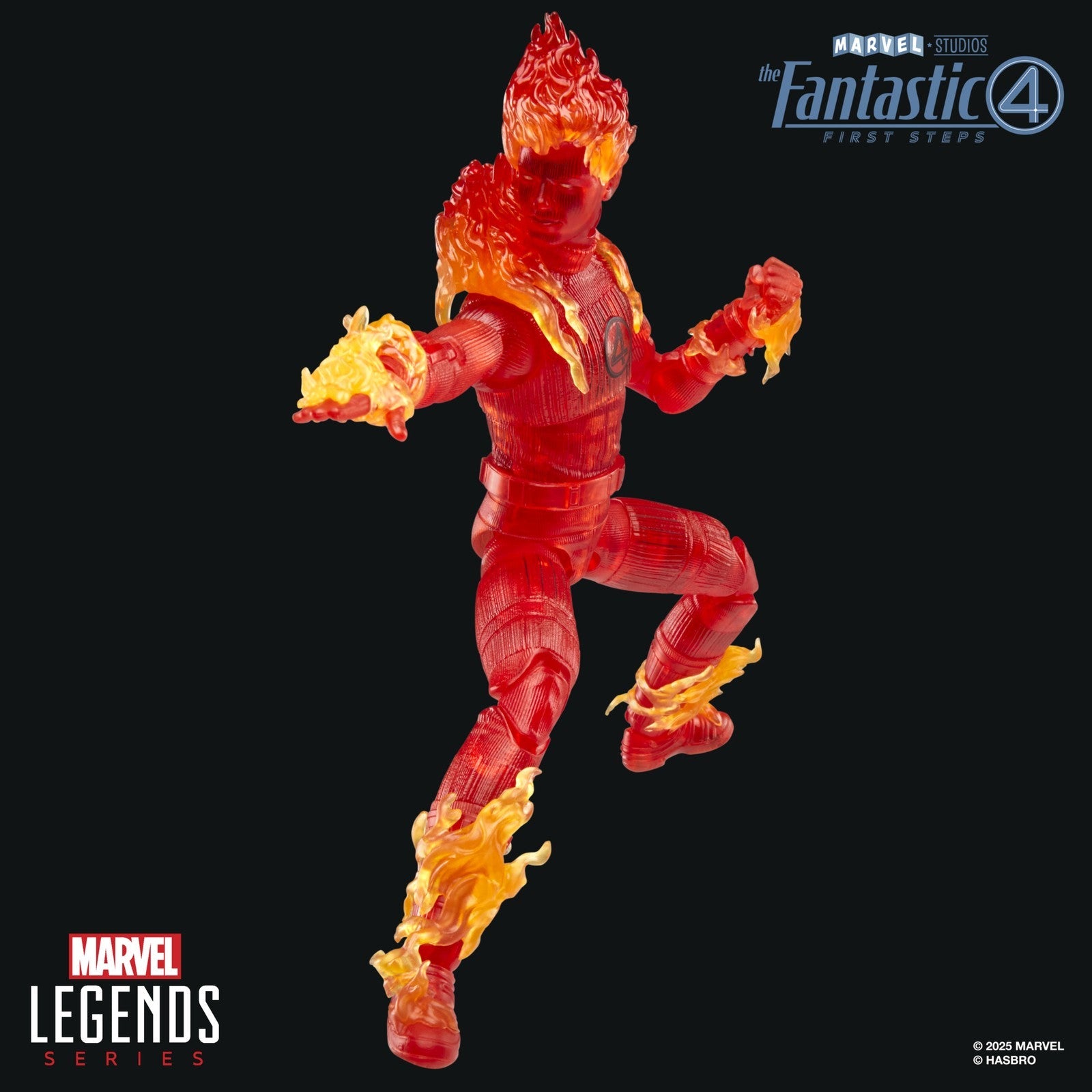 HUMAN TORCH FIGURA 15 CM THE FANTASTIC 4: FIRST STEPS MARVEL LEGENDS SERIES