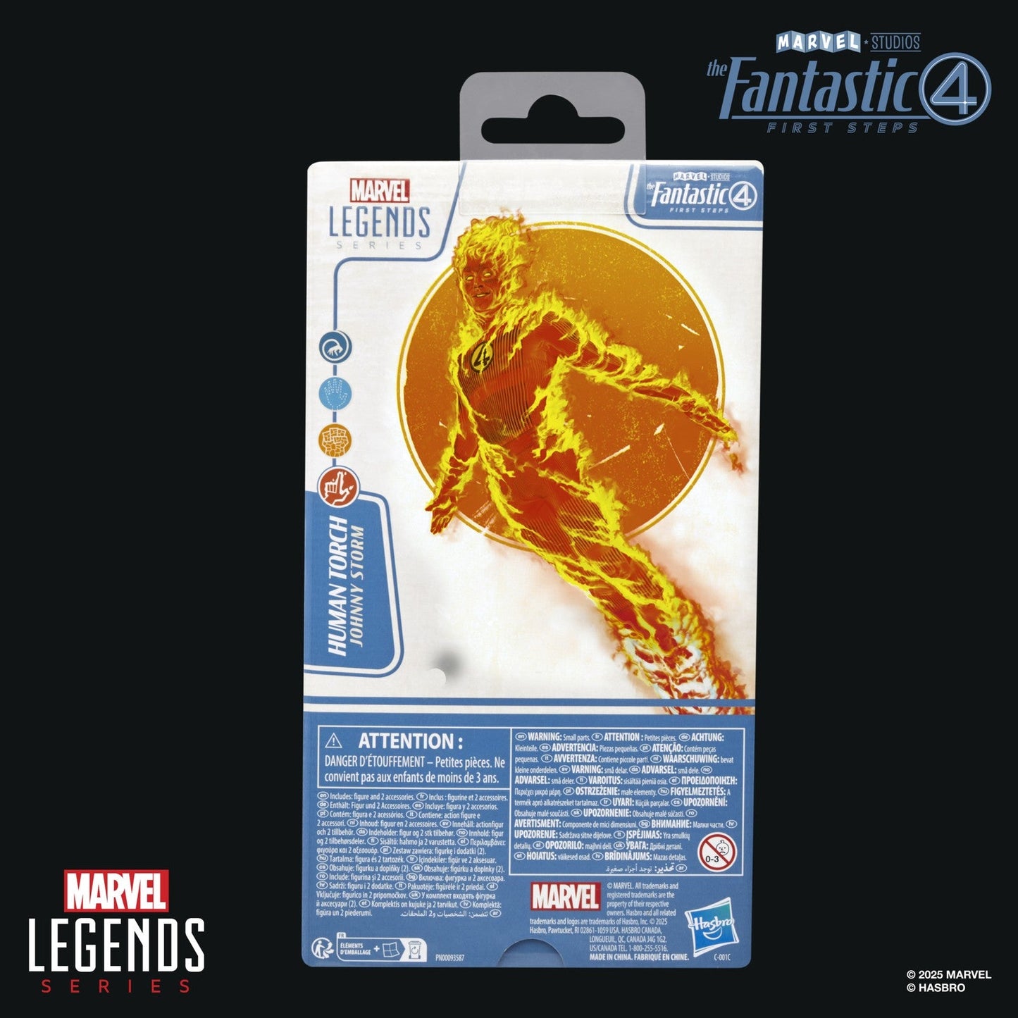 HUMAN TORCH FIGURA 15 CM THE FANTASTIC 4: FIRST STEPS MARVEL LEGENDS SERIES