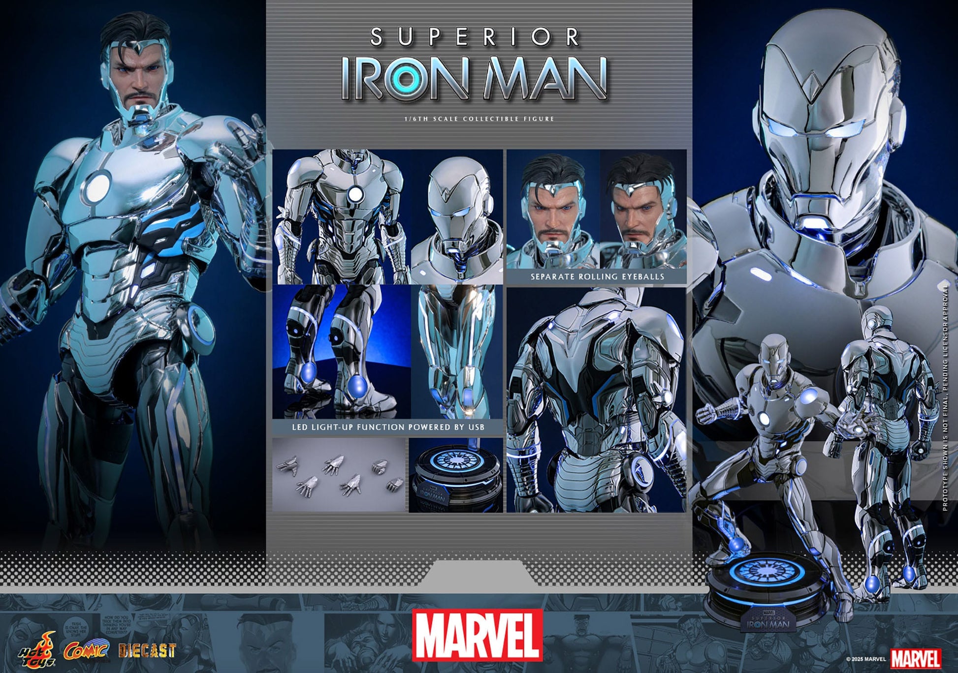Hot Toys - Comic Masterpiece Diecast - Iron Man
