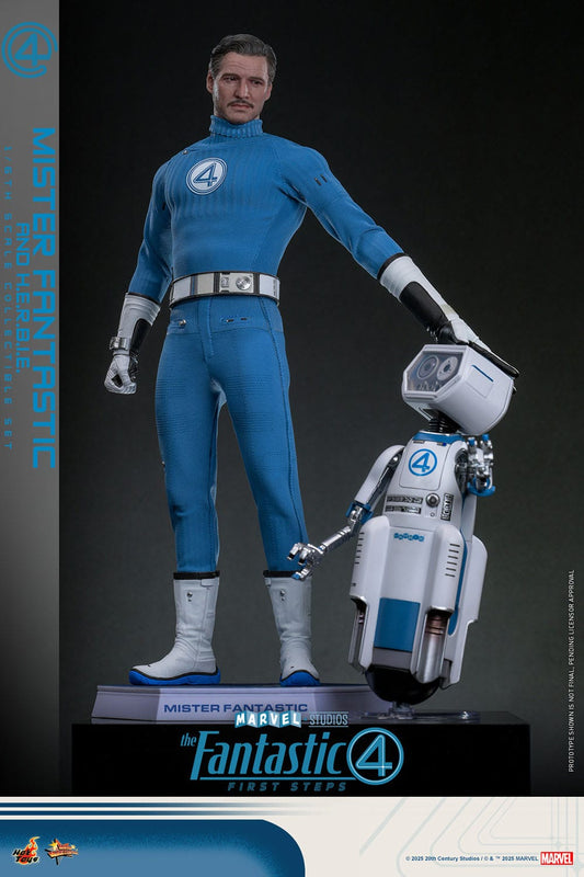 Hot Toys - Los Cuatro Fantásticos Movie Masterpiece - Mr. Fantastic & H.E.R.B.I.E.