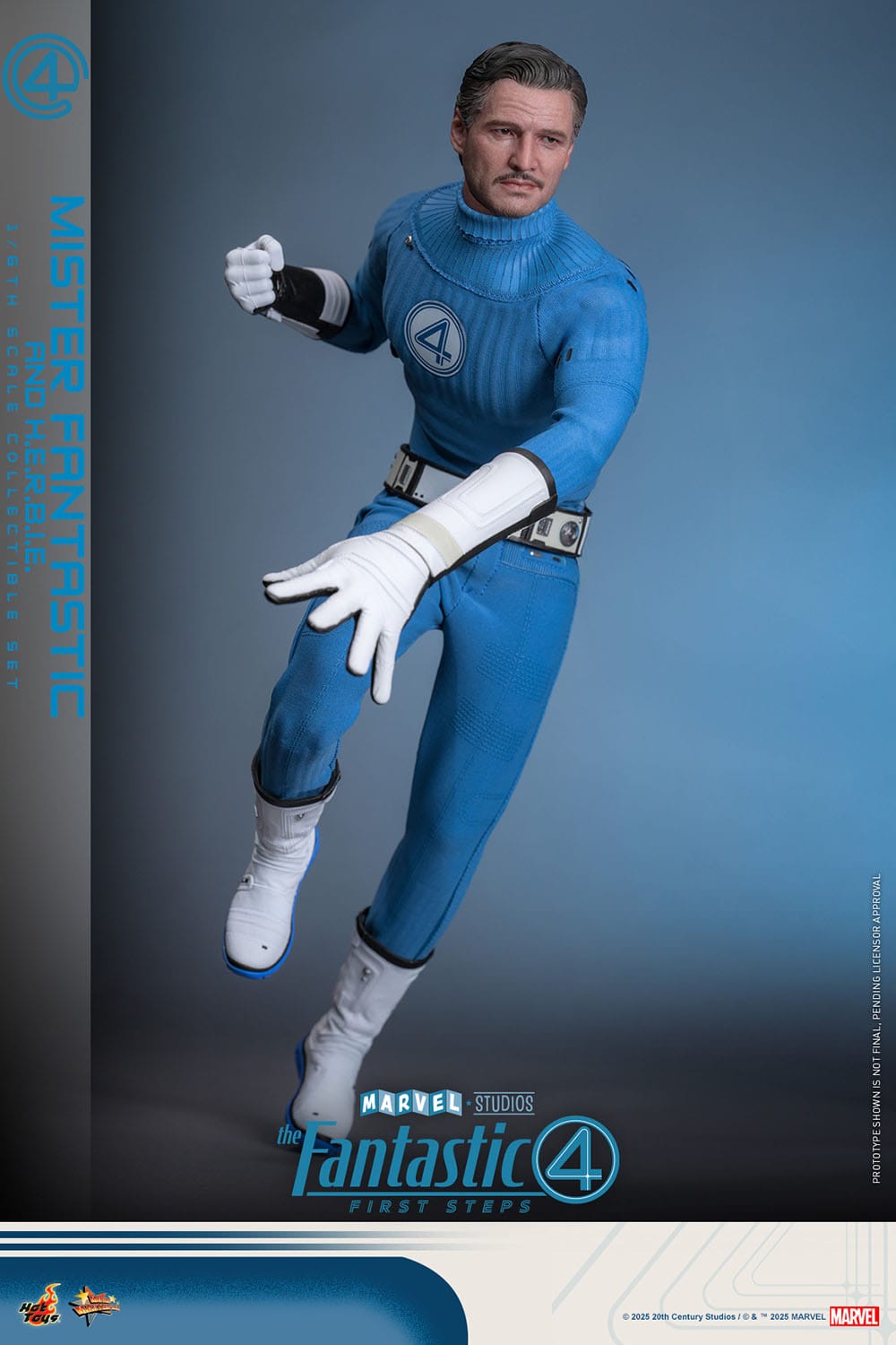 Hot Toys - Los Cuatro Fantásticos Movie Masterpiece - Mr. Fantastic & H.E.R.B.I.E.