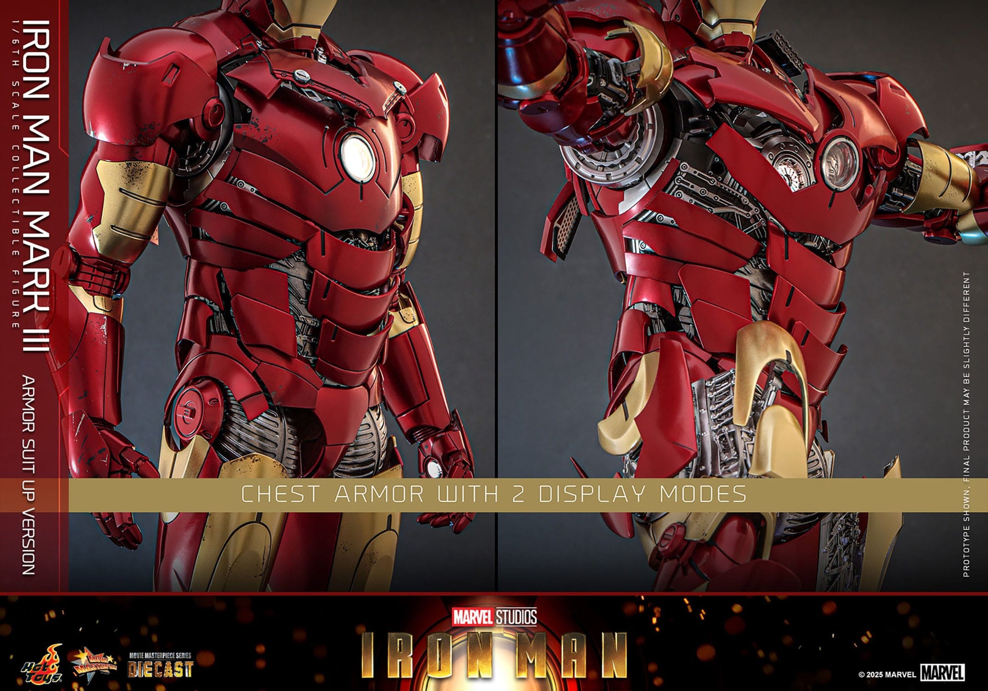 Hot Toys - Movie Masterpiece Diecast - Iron Man Mark III 