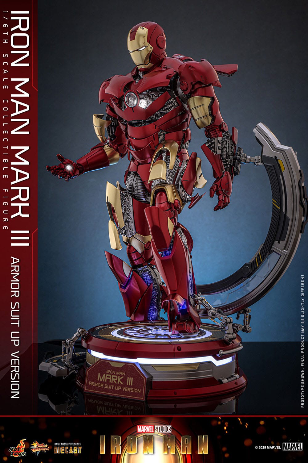 Hot Toys - Movie Masterpiece Diecast - Iron Man Mark III 