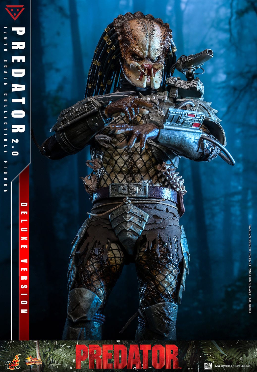 Hot Toys - Predator (2.0) Deluxe Version - Figura Movie Masterpiece 1/6 - 34 cm