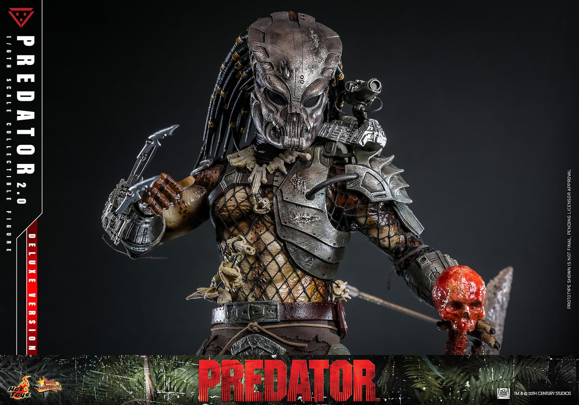 Hot Toys - Predator (2.0) Deluxe Version - Figura Movie Masterpiece 1/6 - 34 cm