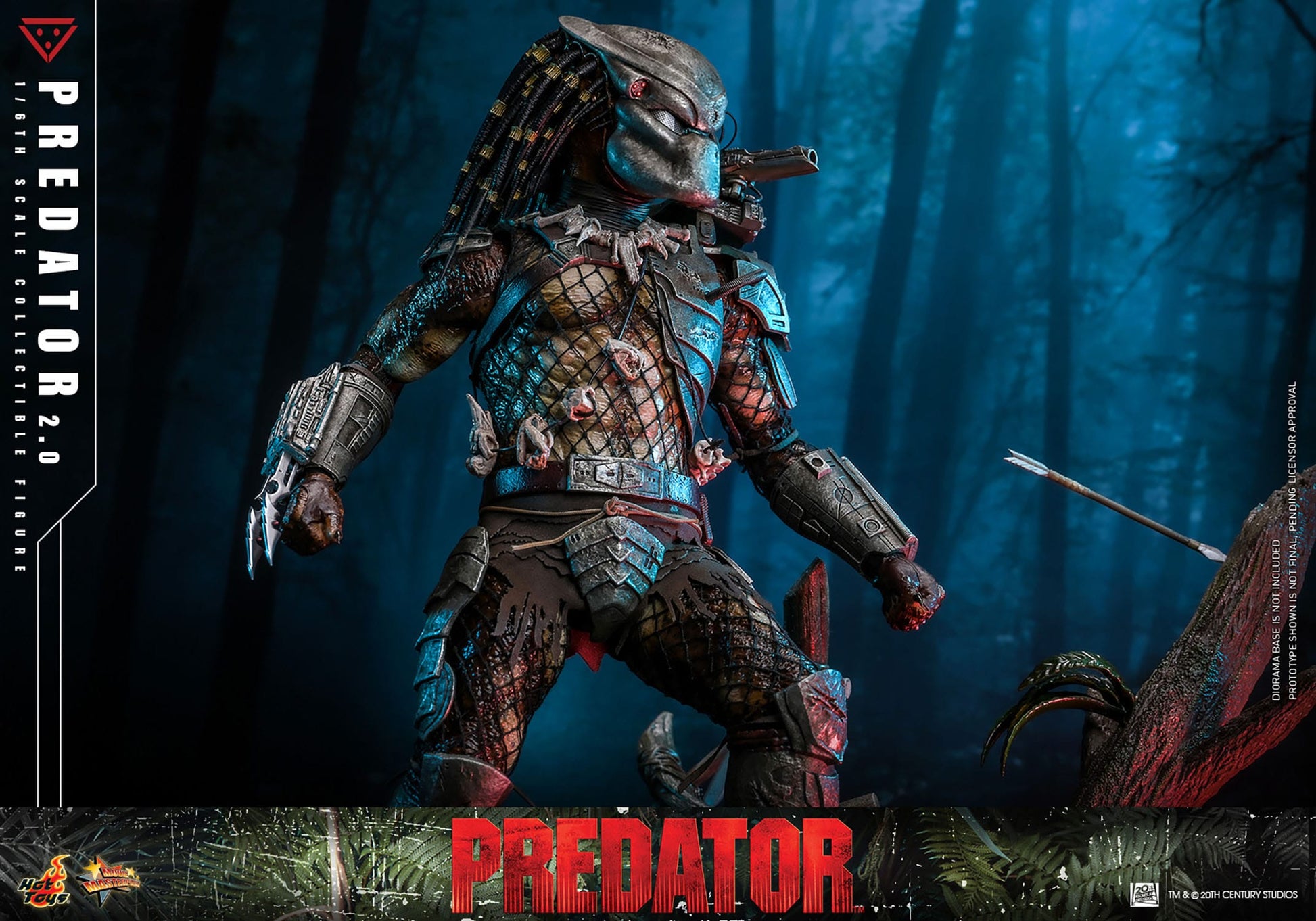 Hot Toys - Predator (2.0) - Figura Movie Masterpiece 1/6 - 34 cm