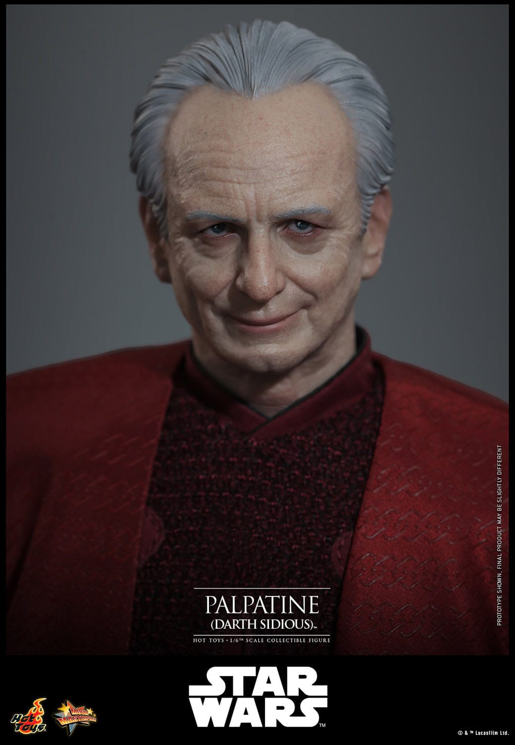 Hot Toys - Star Wars Episodio III - Figura Palpatine (Darth Sidious) 1/6 - 29 cm