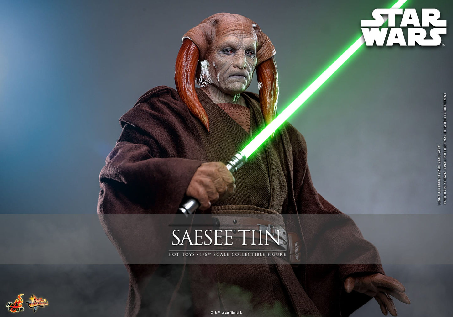 Hot Toys - Star Wars Episodio III: La Venganza de los Sith - Figura Saesee Tiin 1/6 Movie Masterpiece 31 cm