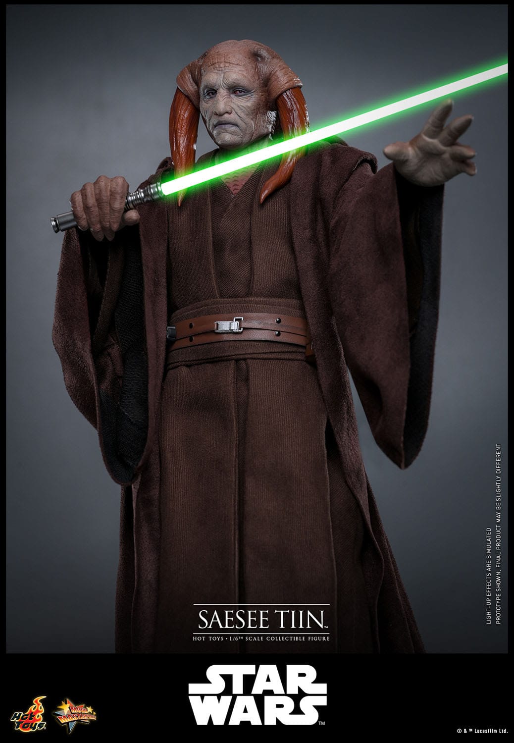 Hot Toys - Star Wars Episodio III: La Venganza de los Sith - Figura Saesee Tiin 1/6 Movie Masterpiece 31 cm