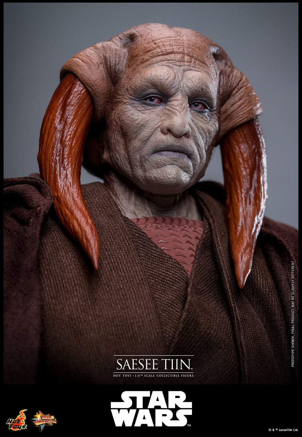 Hot Toys - Star Wars Episodio III: La Venganza de los Sith - Figura Saesee Tiin 1/6 Movie Masterpiece 31 cm