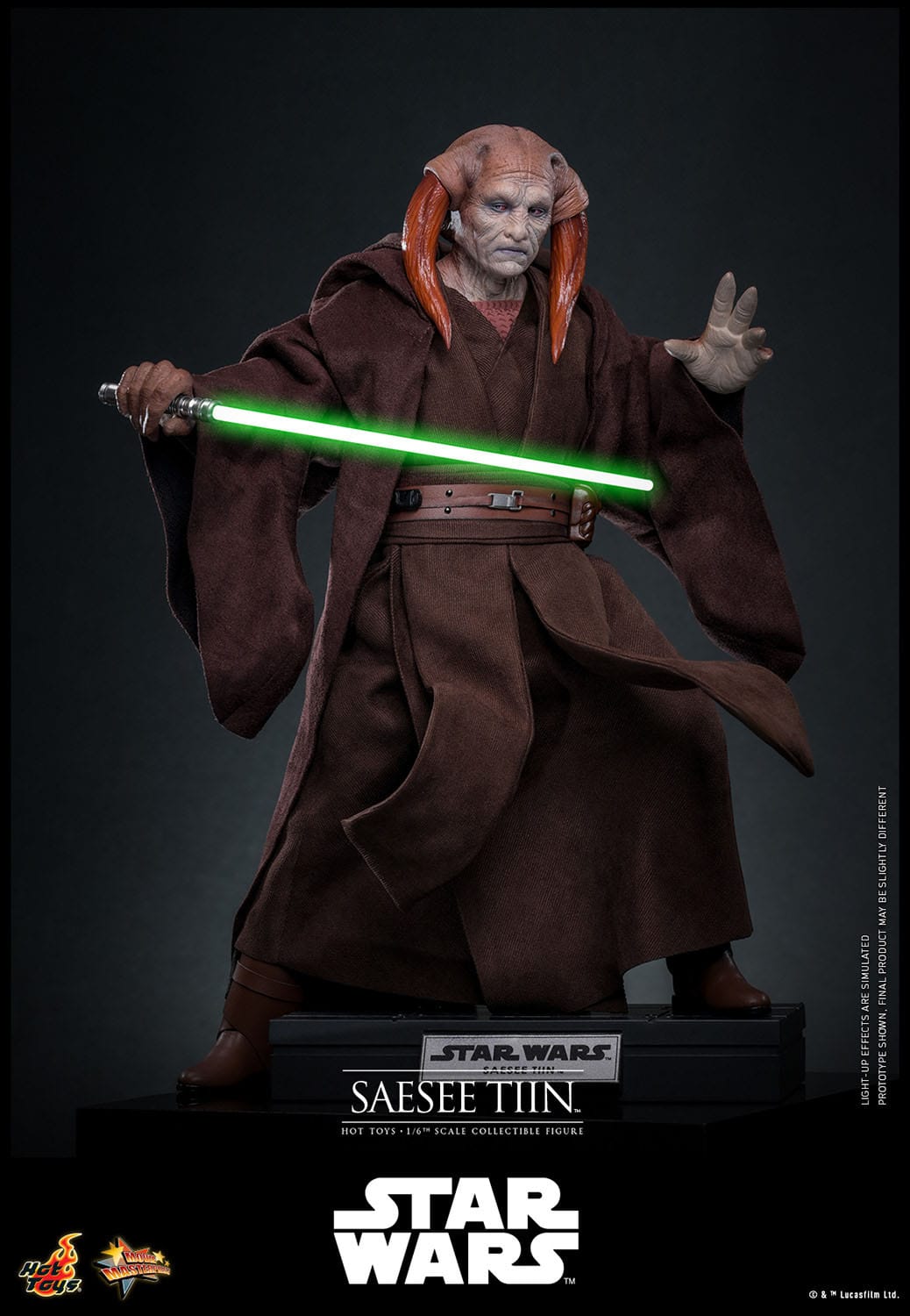 Hot Toys - Star Wars Episodio III: La Venganza de los Sith - Figura Saesee Tiin 1/6 Movie Masterpiece 31 cm
