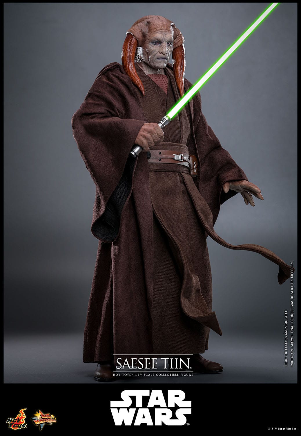 Hot Toys - Star Wars Episodio III: La Venganza de los Sith - Figura Saesee Tiin 1/6 Movie Masterpiece 31 cm