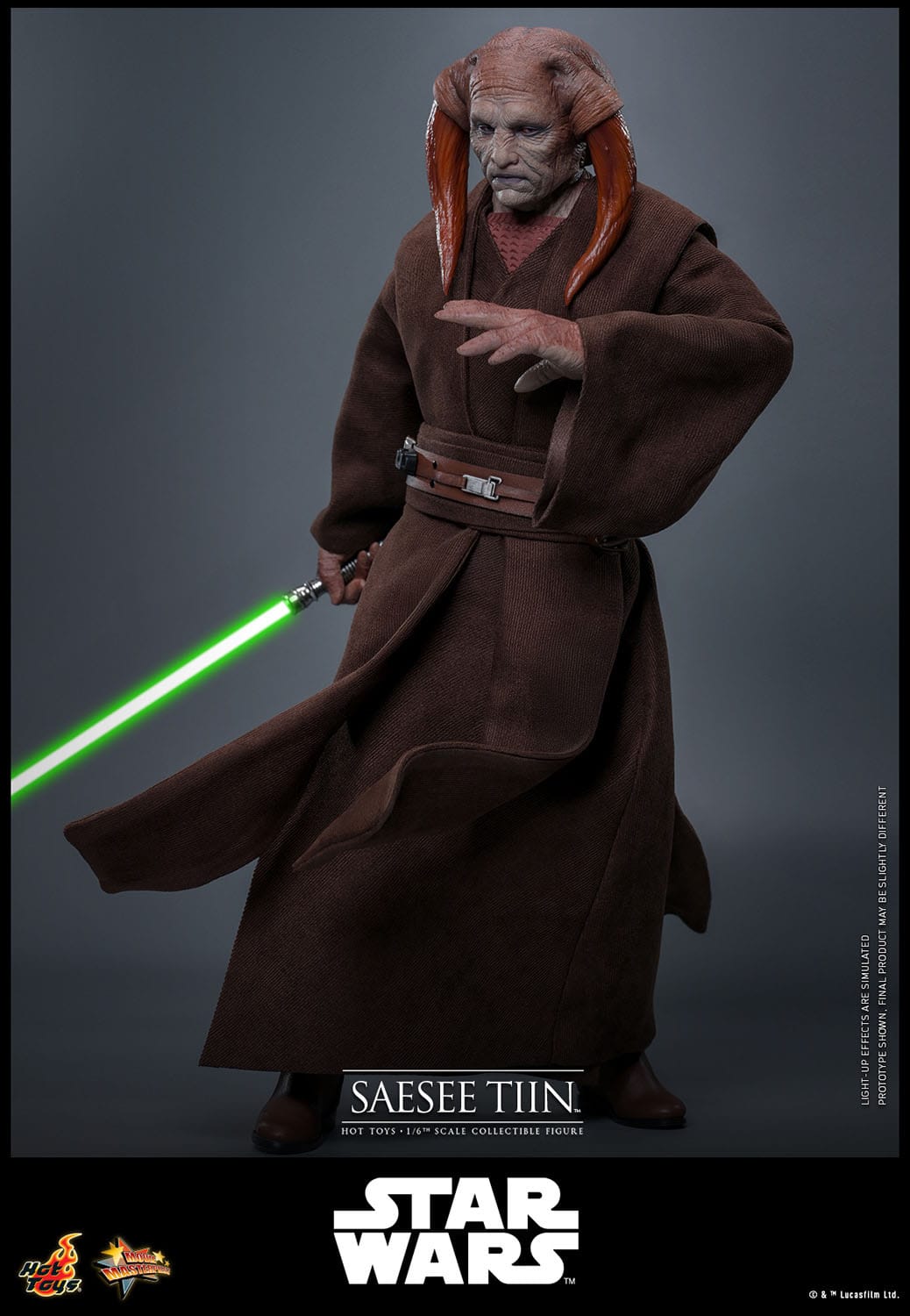 Hot Toys - Star Wars Episodio III: La Venganza de los Sith - Figura Saesee Tiin 1/6 Movie Masterpiece 31 cm