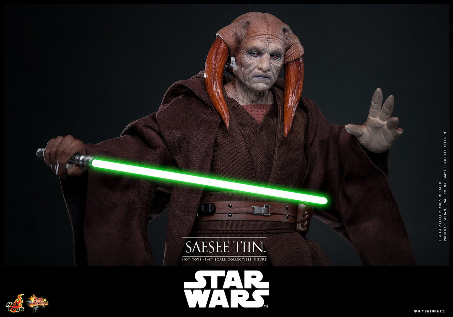 Hot Toys - Star Wars Episodio III: La Venganza de los Sith - Figura Saesee Tiin 1/6 Movie Masterpiece 31 cm