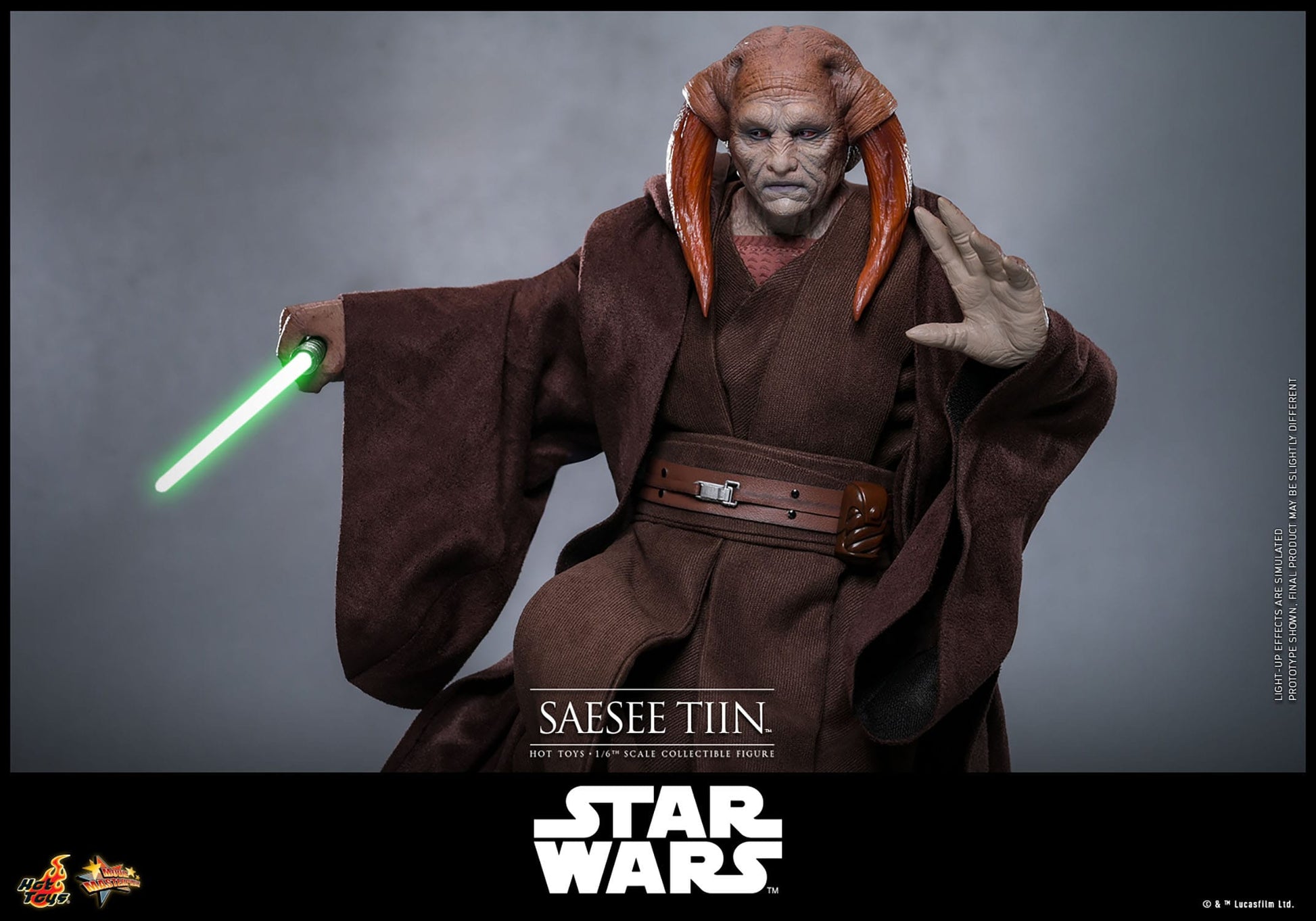 Hot Toys - Star Wars Episodio III: La Venganza de los Sith - Figura Saesee Tiin 1/6 Movie Masterpiece 31 cm