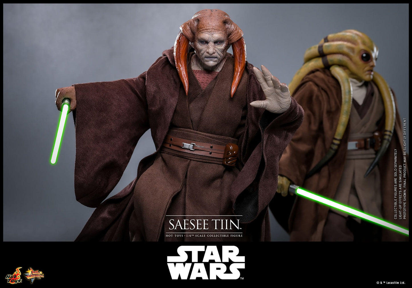 Hot Toys - Star Wars Episodio III: La Venganza de los Sith - Figura Saesee Tiin 1/6 Movie Masterpiece 31 cm