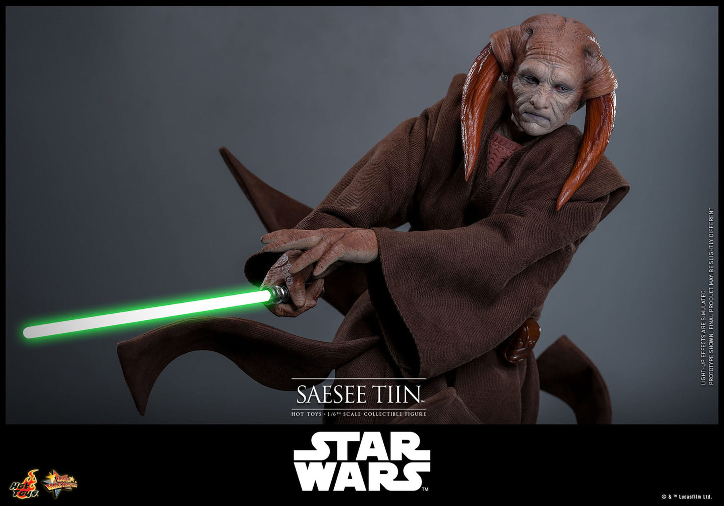 Hot Toys - Star Wars Episodio III: La Venganza de los Sith - Figura Saesee Tiin 1/6 Movie Masterpiece 31 cm