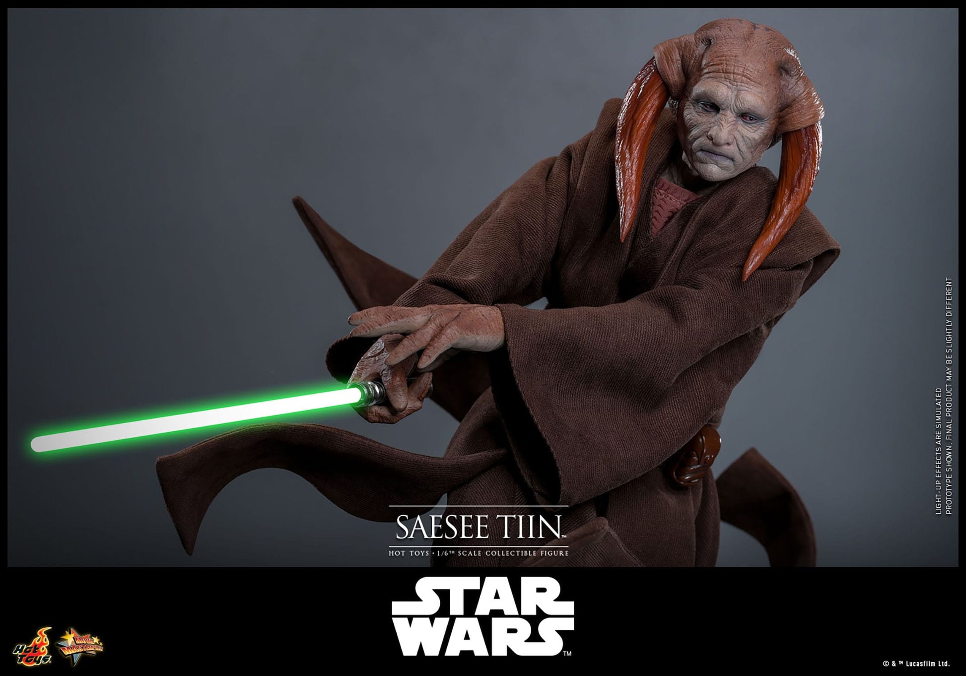 Hot Toys - Star Wars Episodio III: La Venganza de los Sith - Figura Saesee Tiin 1/6 Movie Masterpiece 31 cm