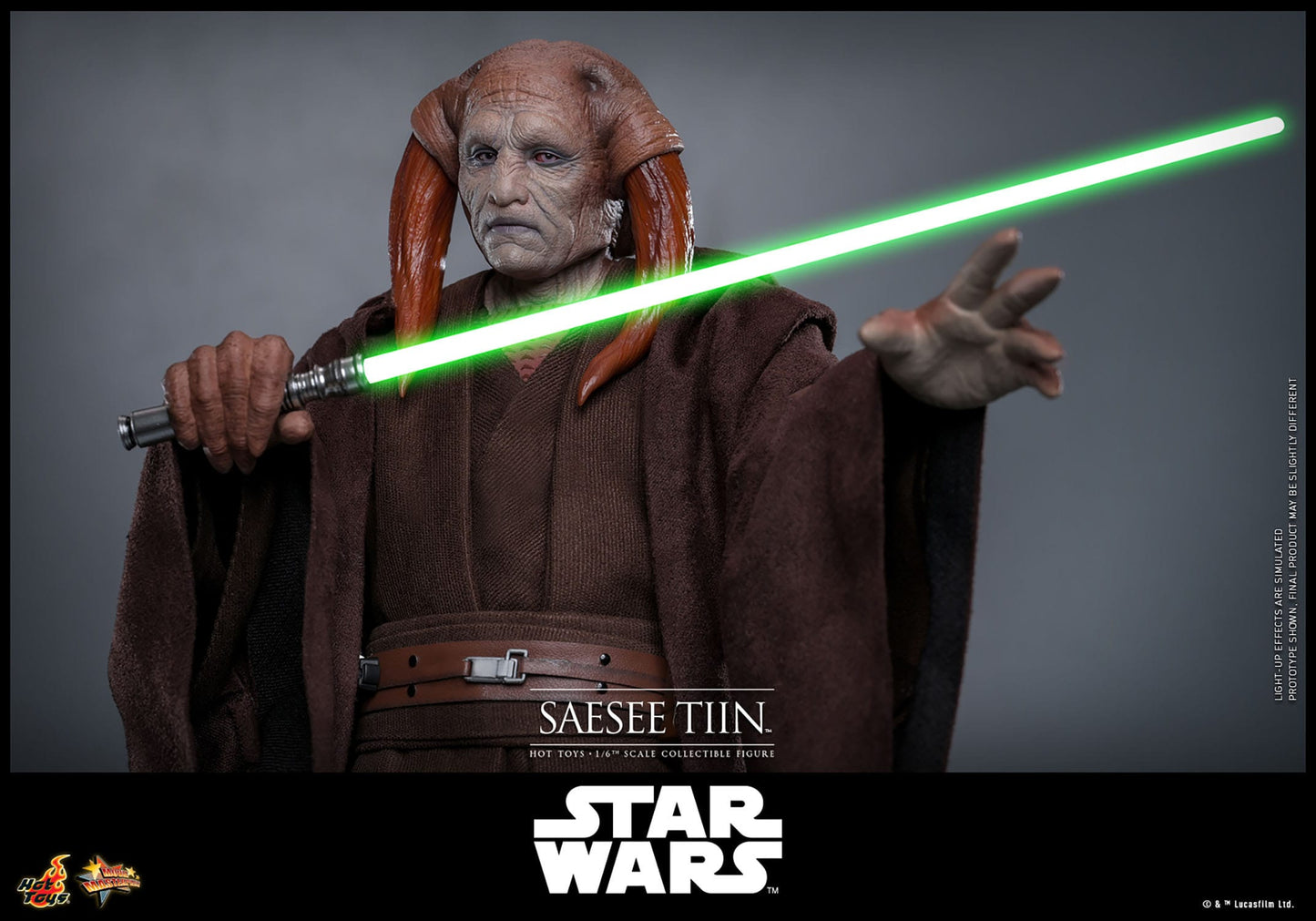 Hot Toys - Star Wars Episodio III: La Venganza de los Sith - Figura Saesee Tiin 1/6 Movie Masterpiece 31 cm