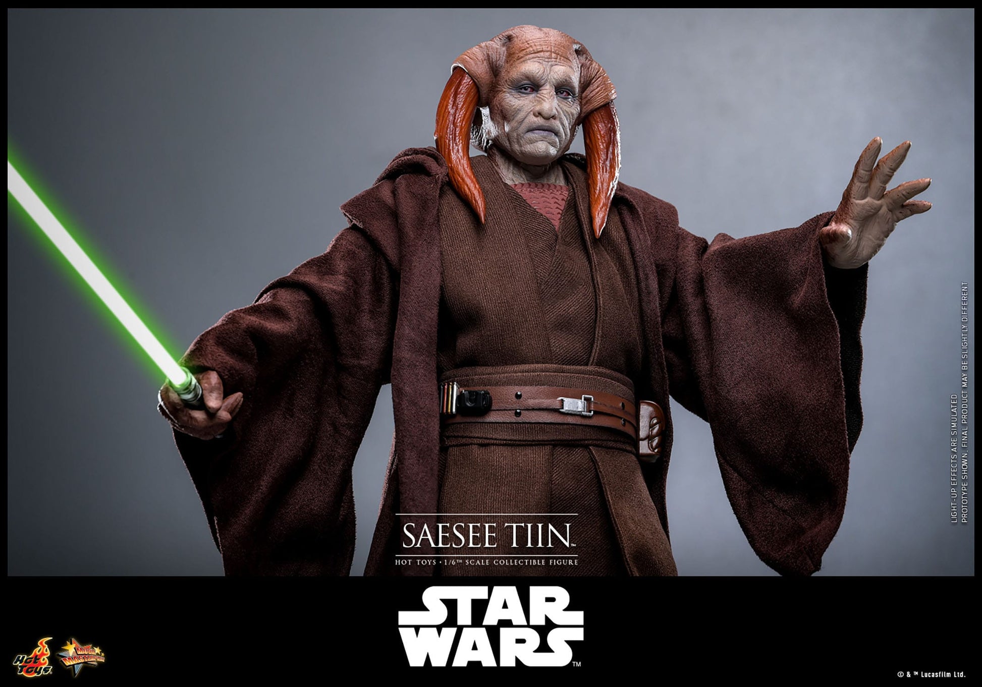 Hot Toys - Star Wars Episodio III: La Venganza de los Sith - Figura Saesee Tiin 1/6 Movie Masterpiece 31 cm