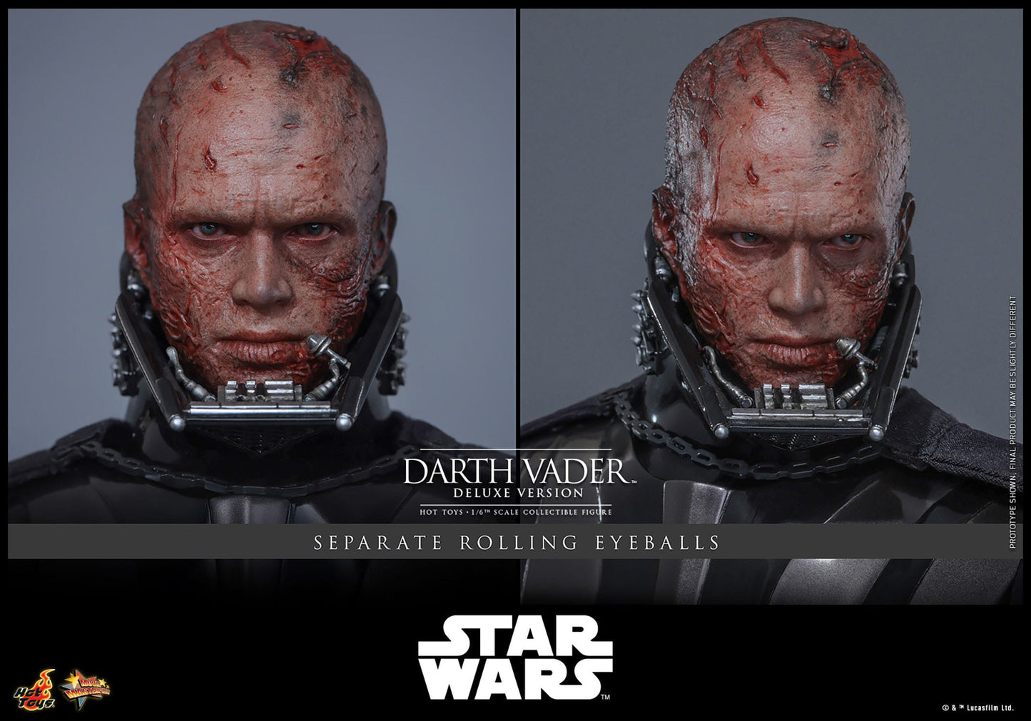 Hot Toys - Star Wars - Figura 1/6 Darth Vader Deluxe Version 35 cm