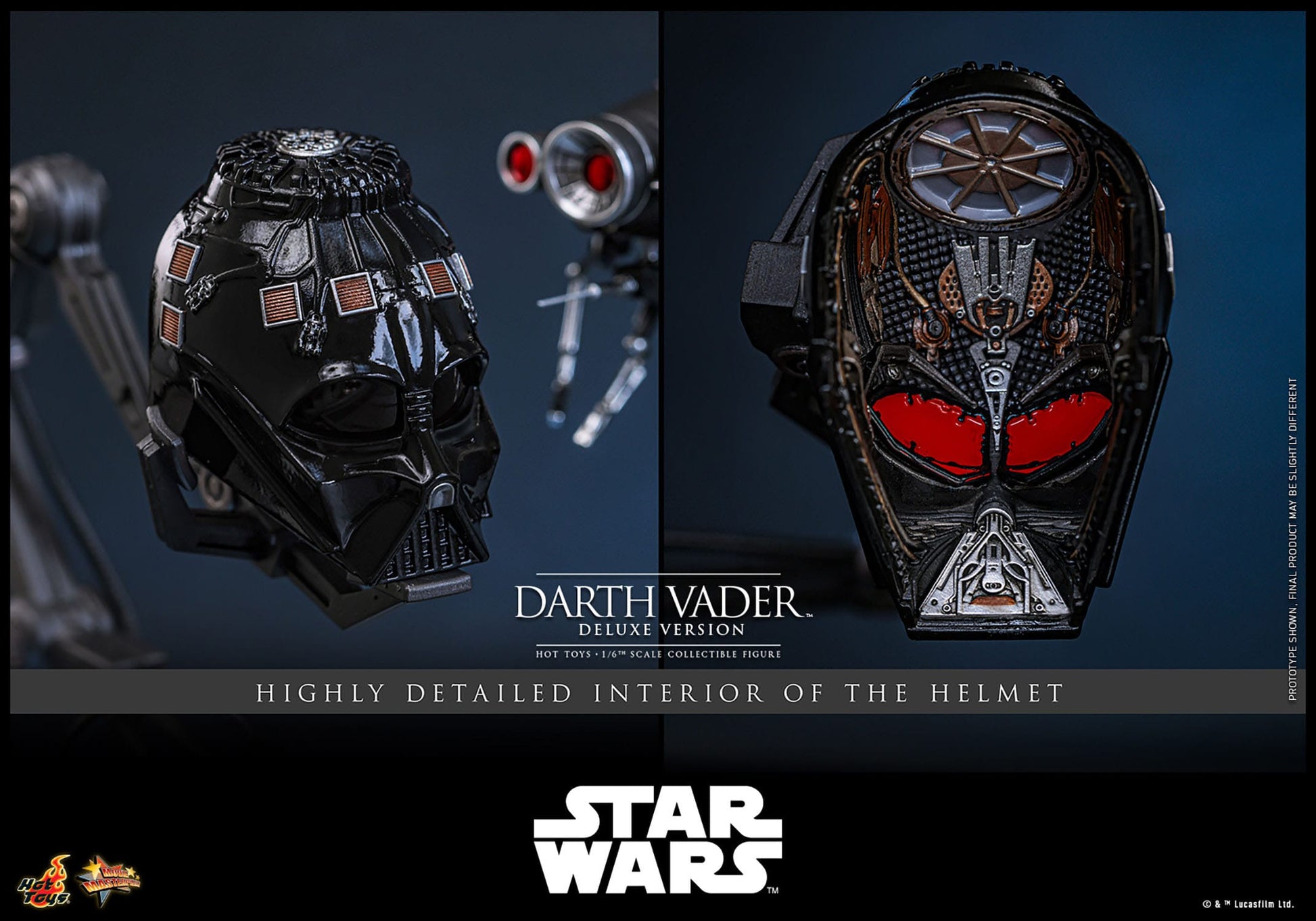 Hot Toys - Star Wars - Figura 1/6 Darth Vader Deluxe Version 35 cm