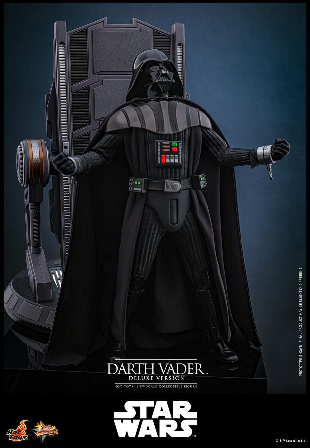 Hot Toys - Star Wars - Figura 1/6 Darth Vader Deluxe Version 35 cm