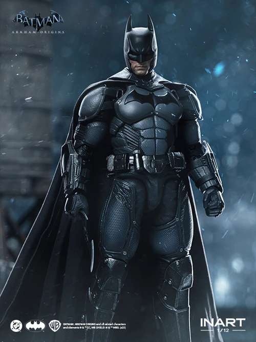 Inart Batman: arkham origins batman 1/12 action figure