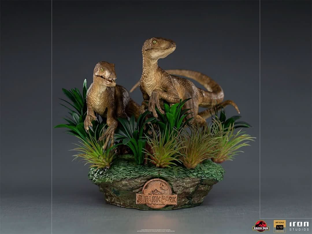 Iron Studios - Jurassic Park - Estatua 1/10 Art Scale Just The Two Raptors