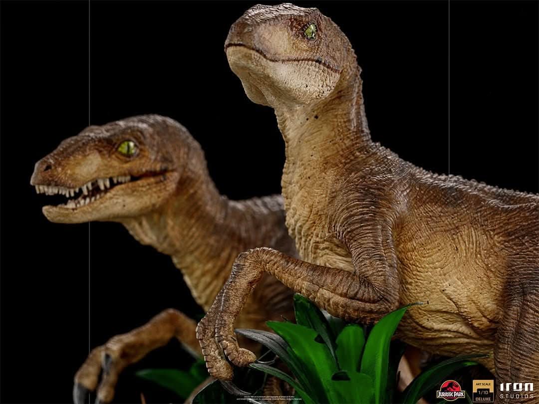 Iron Studios - Jurassic Park - Estatua 1/10 Art Scale Just The Two Raptors
