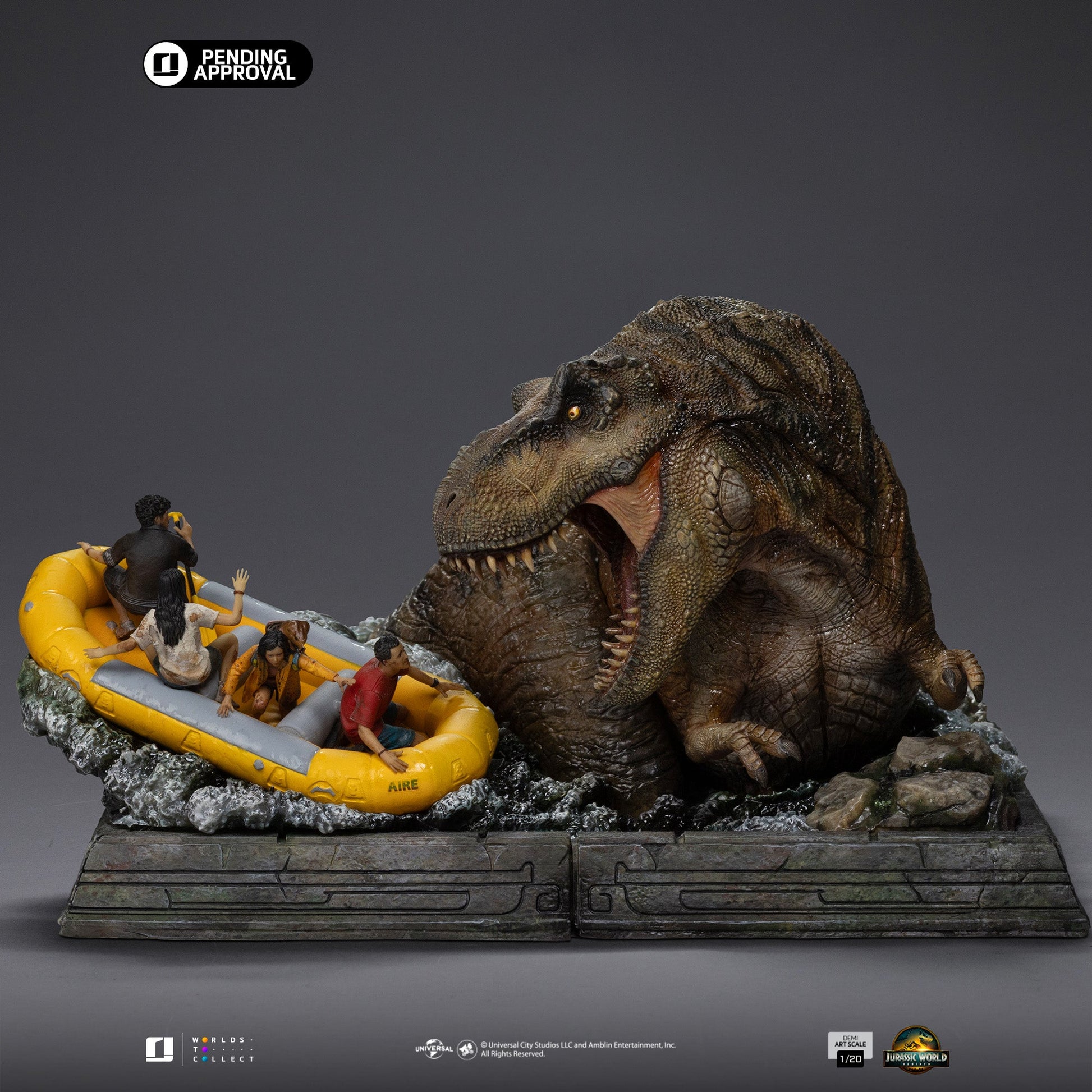 Iron Studios - Jurassic World: Rebirth - T-Rex River Scene