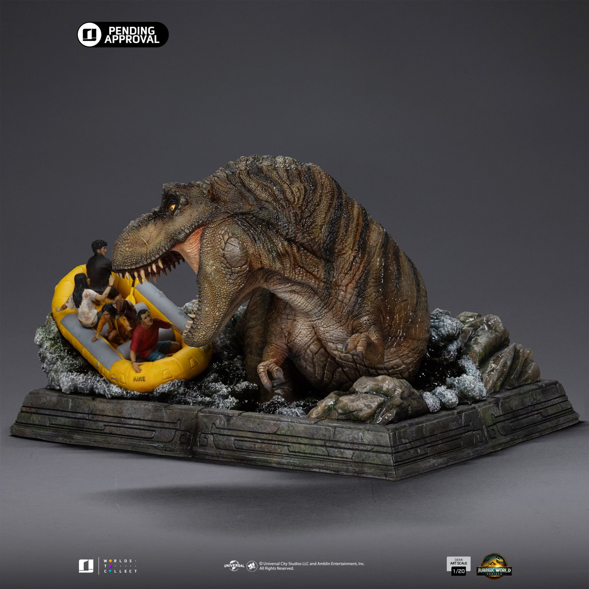 Iron Studios - Jurassic World: Rebirth - T-Rex River Scene