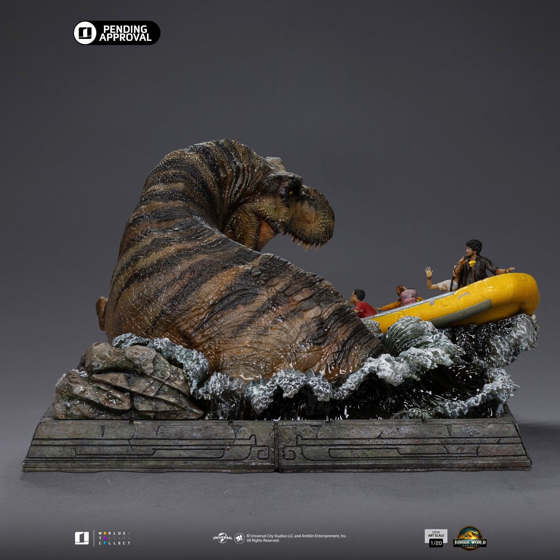 Iron Studios - Jurassic World: Rebirth - T-Rex River Scene