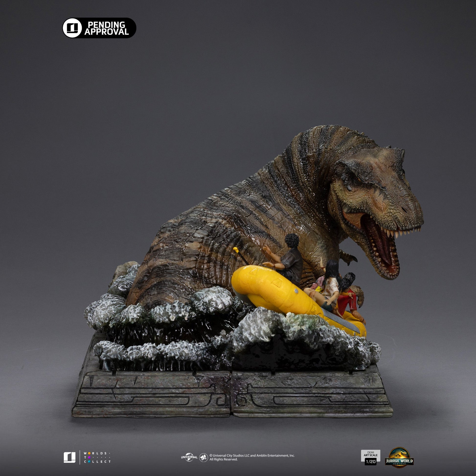 Iron Studios - Jurassic World: Rebirth - T-Rex River Scene