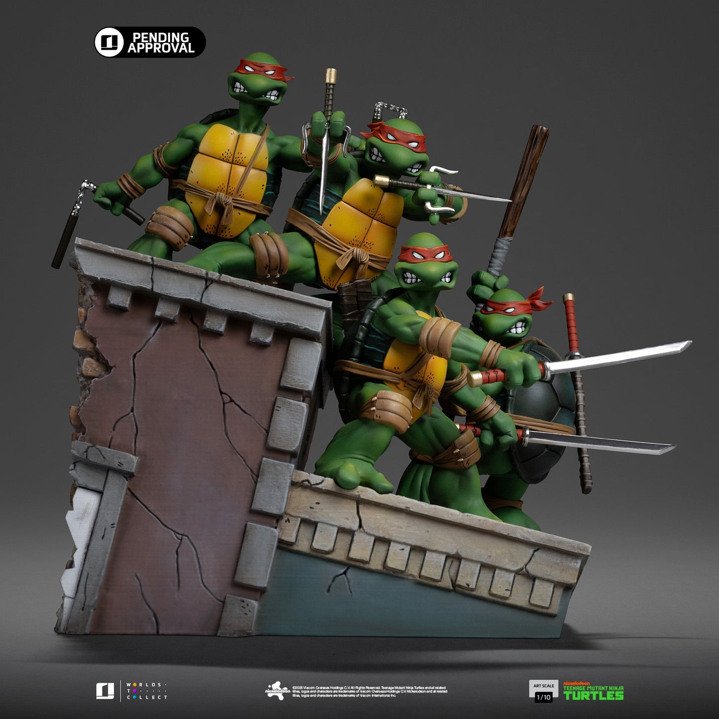 Iron Studios - Teenage Mutant Ninja Turtles - TMNT 1st Cover Set